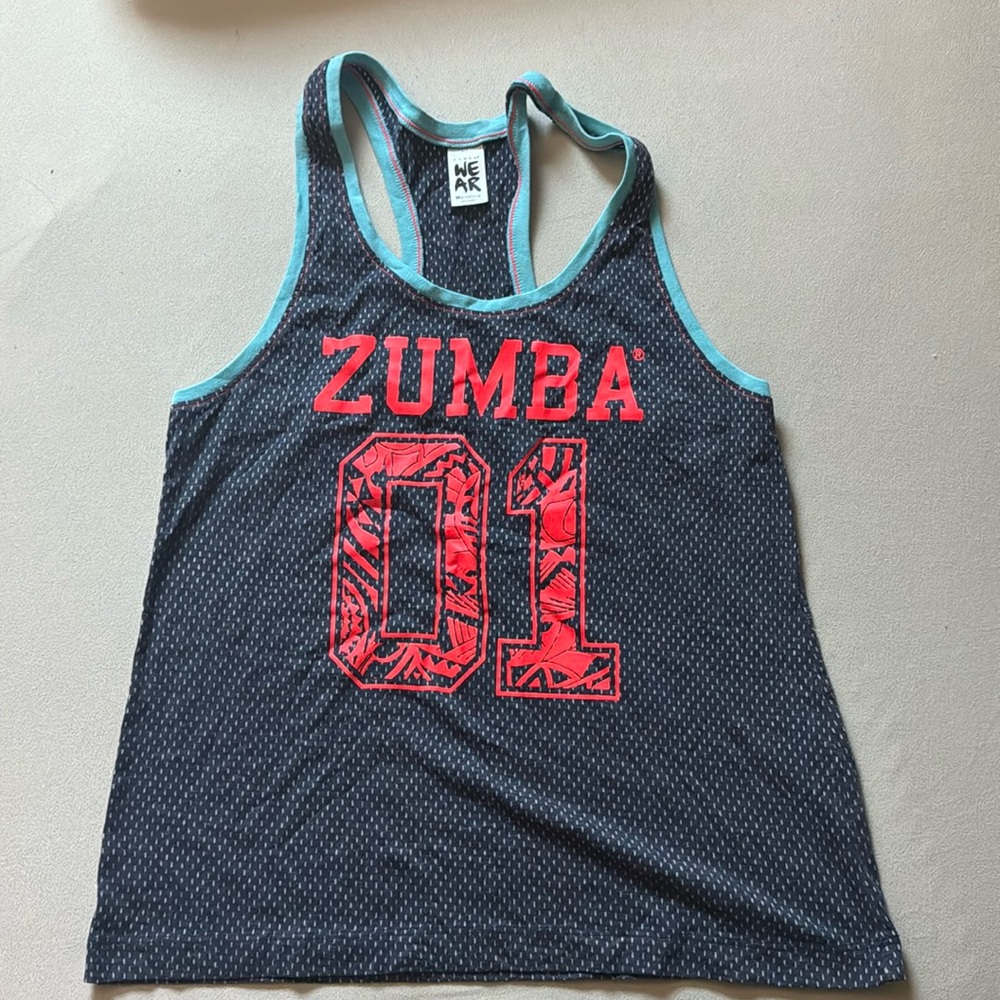 Multi-color Zumba Tank.